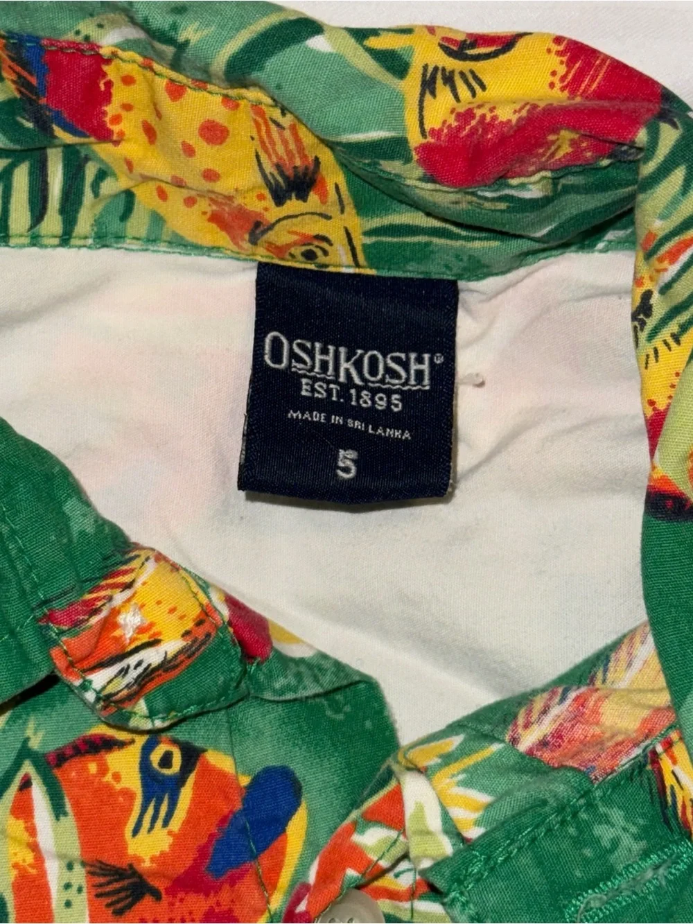 Tropical OshKosh Shirt